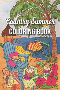 Country Summer Coloring Book