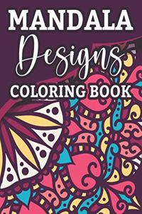 Mandala Designs Coloring Book