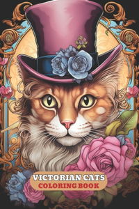Victorian Cats Coloring Book
