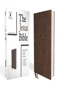 Jesus Bible, NIV Edition, Leathersoft, Brown, Comfort Print