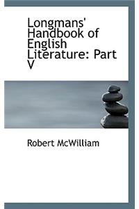 Longmans' Handbook of English Literature