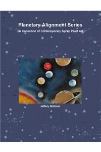 Planetary Alignment Series Contemporary Spray Paint Art