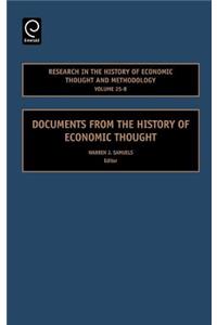 Documents from the History of Economic Thought