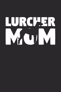 Lurcher Notebook 'Lurcher Mom' - Gift for Dog Lovers - Lurcher Journal