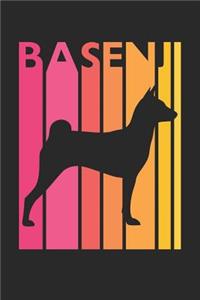 Vintage Basenji Notebook - Gift for Basenji Lovers - Basenji Journal