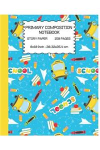 Primary Composition Notebook For Kids