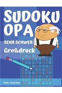 Sudoku Opa - Sehr Schwer - großdruck