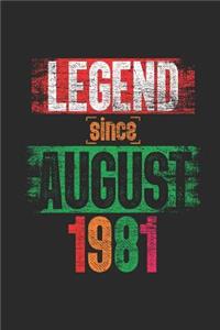 Legend Since August 1981
