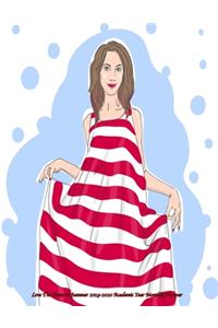 Love The Dress in Summer 2019-2020 Academic Year Monthly Planner