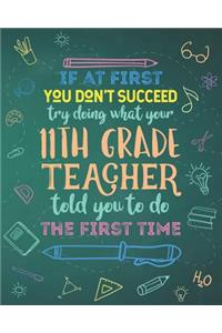 If At First You Don't Succeed Try Doing What Your 11th Grade Teacher Told You To Do The First Time