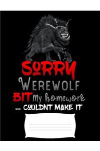 sorry werewolf bit my homework couldnt make it