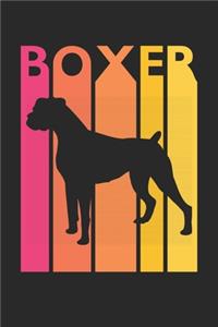 Boxer Journal - Vintage Boxer Notebook - Gift for Boxer Lovers