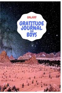 Galaxy Gratitude Journal For Boys