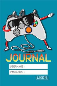 Video Game Console Dabbing Gamer Journal
