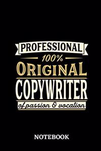 Professional Original Copywriter Notebook of Passion and Vocation