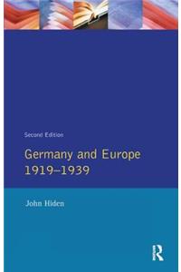 Germany and Europe 1919-1939