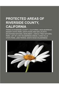 Protected Areas of Riverside County, California