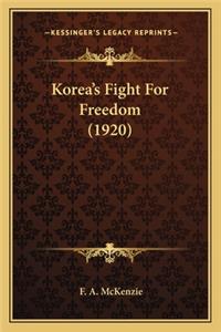 Korea's Fight for Freedom (1920)