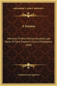 A Sermon