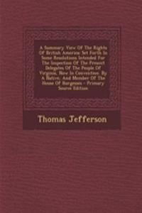 A Summary View of the Rights of British America