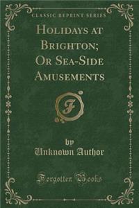 Holidays at Brighton; Or Sea-Side Amusements (Classic Reprint)