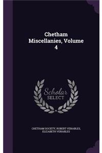 Chetham Miscellanies, Volume 4