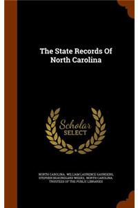 The State Records Of North Carolina