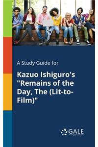 Study Guide for Kazuo Ishiguro's 