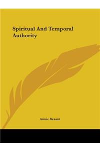 Spiritual and Temporal Authority