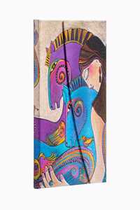 Paperblanks Maria and Mares Mystical Horses Hardcover MIDI Unlined Wrap Closure 144 Pg 120 GSM