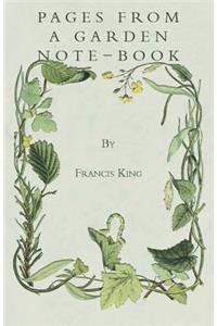Pages From A Garden Note-Book