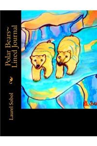 Polar Bears Lined Journal
