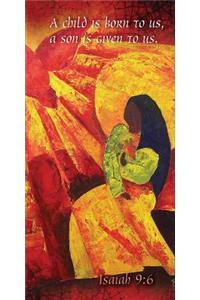 A Child Nativity Christmas Offering Envelope 2015 (Pkg of 50)