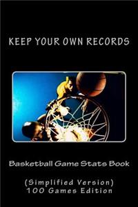 Basketball Game Stats Book