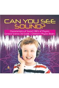 Can You See Sound? Characteristics of Sound ABCs of Physics General Science 3rd Grade Children's Physics Books
