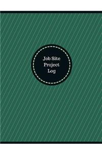 Job Site Project Log (Logbook, Journal - 126 pages, 8.5 x 11 inches)