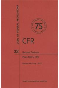 National Defense, Parts 630 to 699