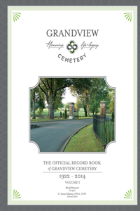 Official Record Book of Grandview Cemetery