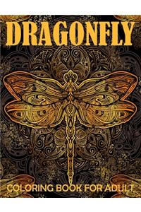 dragonfly coloring books for adult