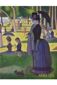 Georges Seurat Planificateur Mensuel 2020