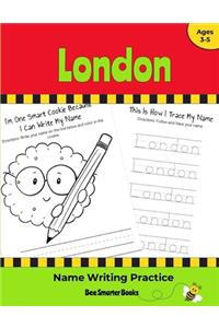 London Name Writing Practice