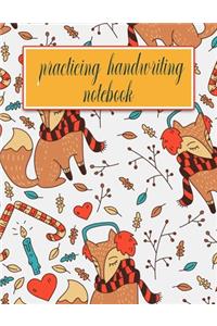 Practicing Handwriting Notebook