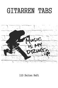 Gitarren Tab Heft 110 Seiten