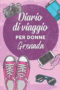 Diario Di Viaggio Per Donne Grenada: 6x9 Diario di viaggio I Taccuino con liste di controllo da compilare I Un regalo perfetto per il tuo viaggio in Grenada e per ogni viaggiatore