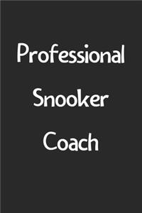 Professional Snooker Coach