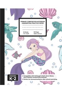 Primary Composition Notebook Handwriting Practice Paper