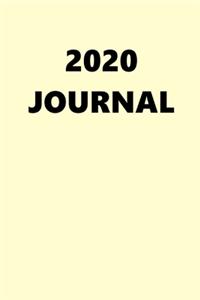 2020 Journal Cream White Color 204 Pages 204 Pages