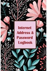 Internet Address & Password Logbook