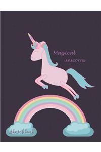 Magical unicokorn sketchbook