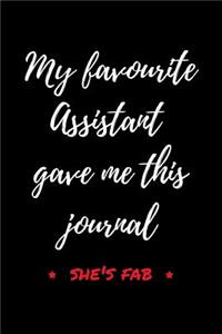 My Favourite Assistant Gave Me This Journal - She's Fab